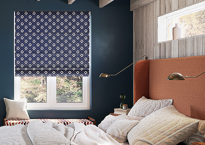 Huaraz Velvet, Royal - Roman Blind - Image 3